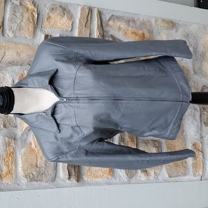 CONTINENTAL LEATHER FASHIONS COAT GRAY 40